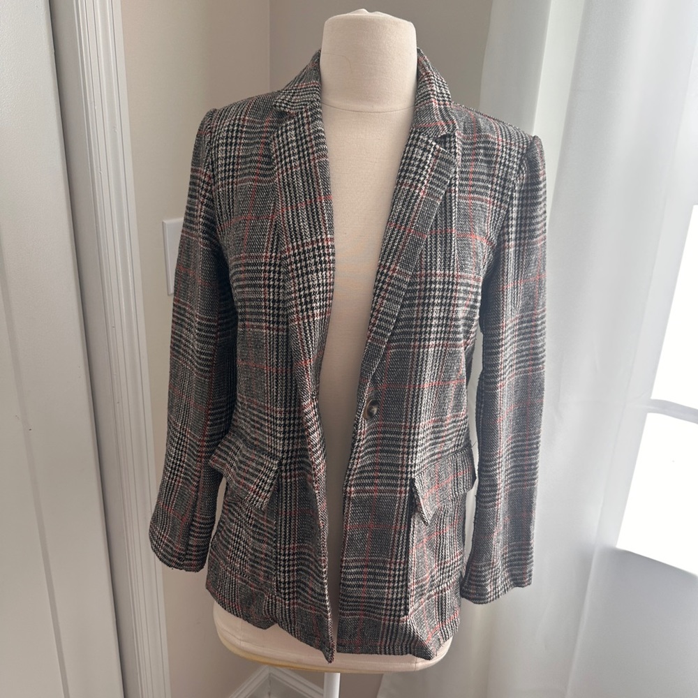 Women’s Boutique Plaid Blazer